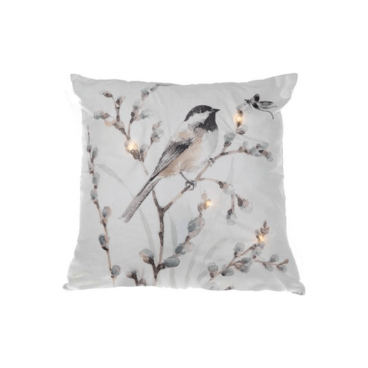 Bird on Branch Pillow LED