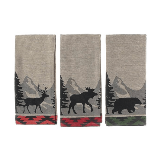 Rustic Animal Towel Set