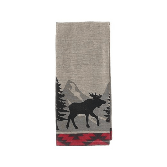 Rustic Moose Towel