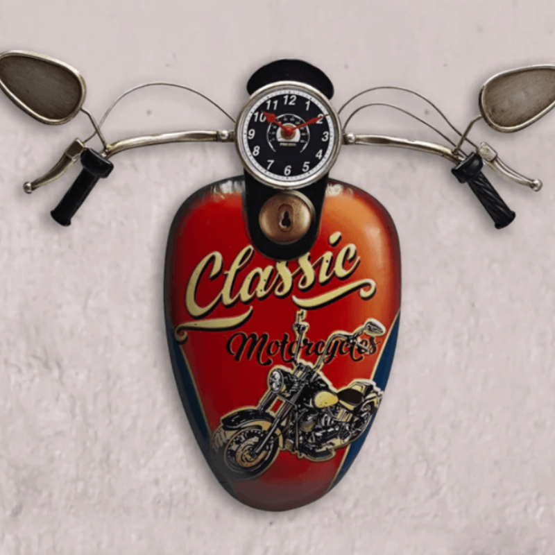 Motorcycle Handle Bars + Gas Tank Clock (more coming soon.)