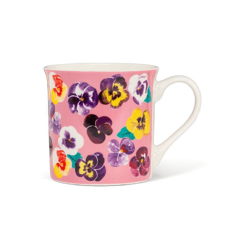 Pansies Flared Mug